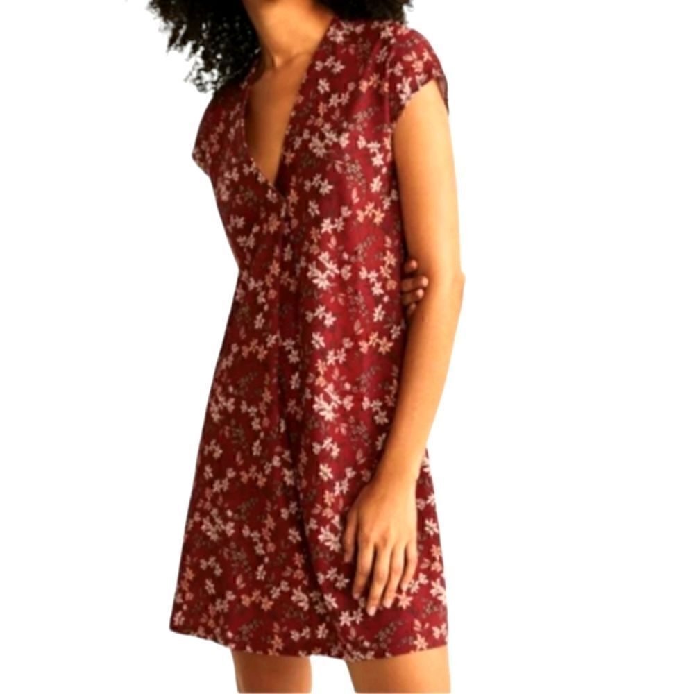 EC MANGO MNG BASICS FLORAL DELIGHT MINI DRESS SZ.S